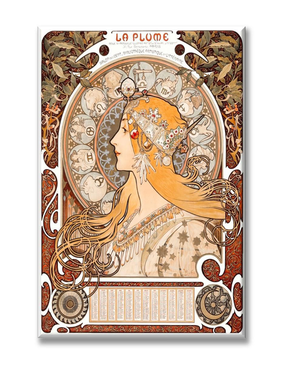 Cuadro decorativo Industria Grafica Ciento 23 Zodiaco by alphonse mucha