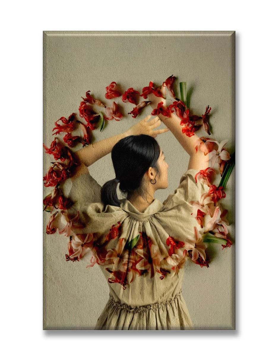 Cuadro decorativo Industria Grafica Ciento 23 Corona de flores