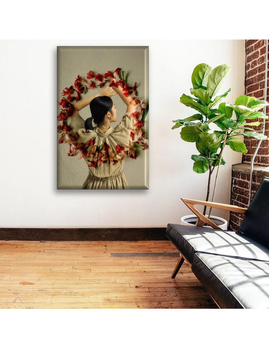 Cuadro decorativo Industria Grafica Ciento 23 Corona de flores