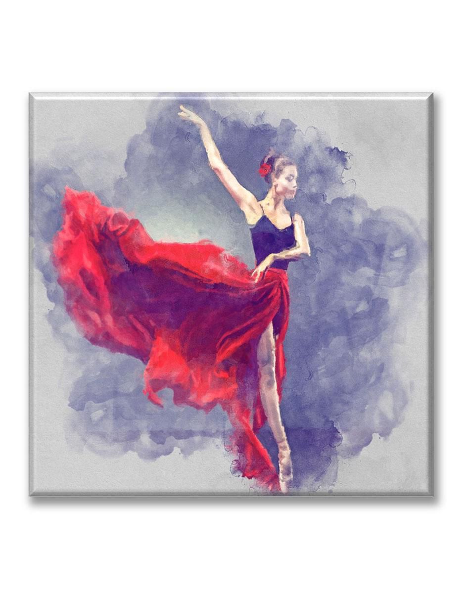 Cuadro decorativo Bailarina acuarela 1