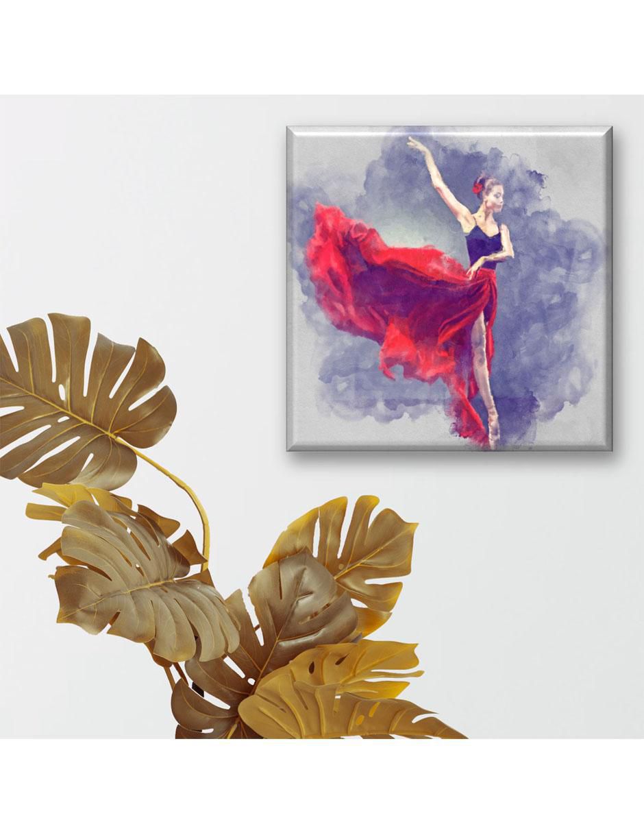 Cuadro decorativo Bailarina acuarela 5