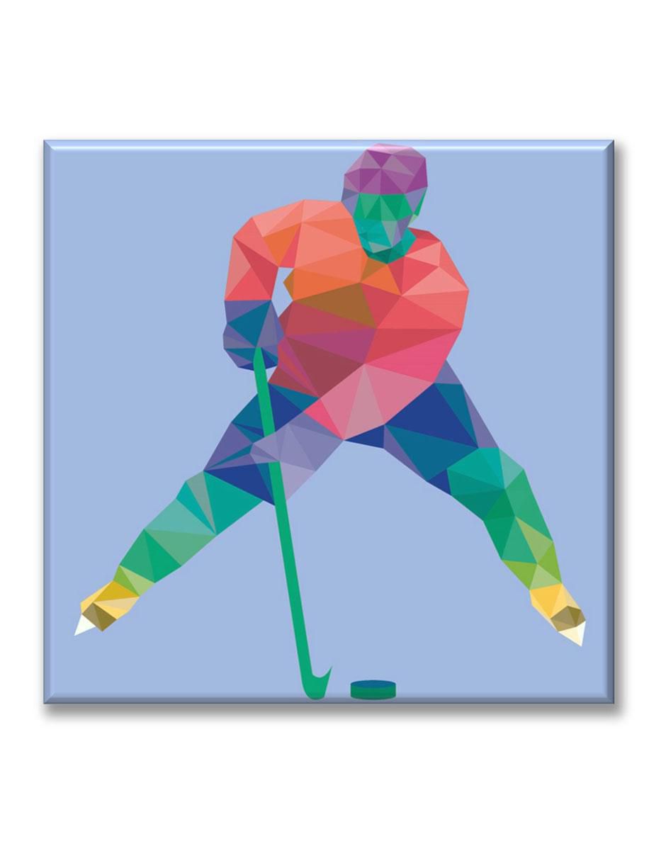 Cuadro decorativo Industria Grafica Ciento 23 Jugador de hockey