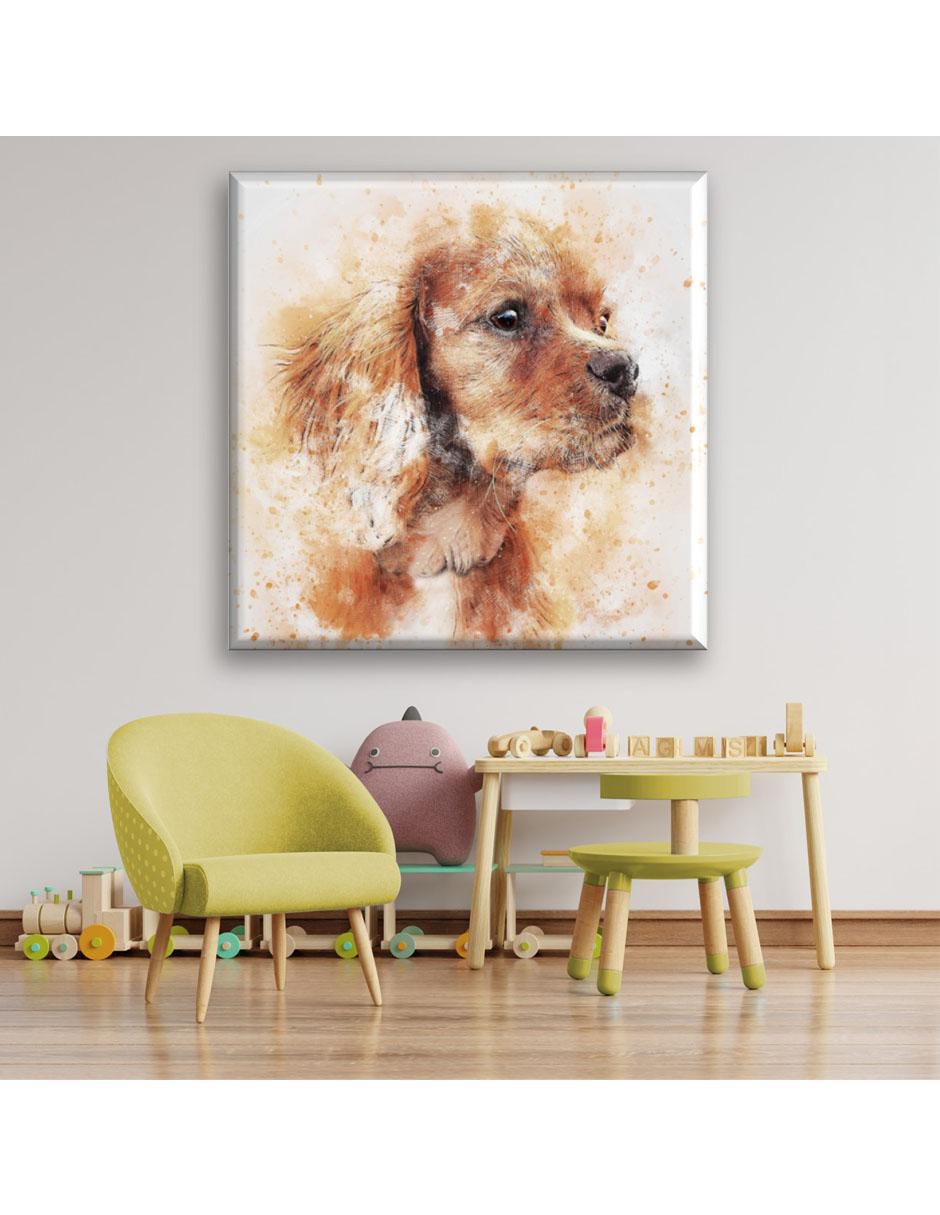 Cuadro decorativo Perro pintado 5