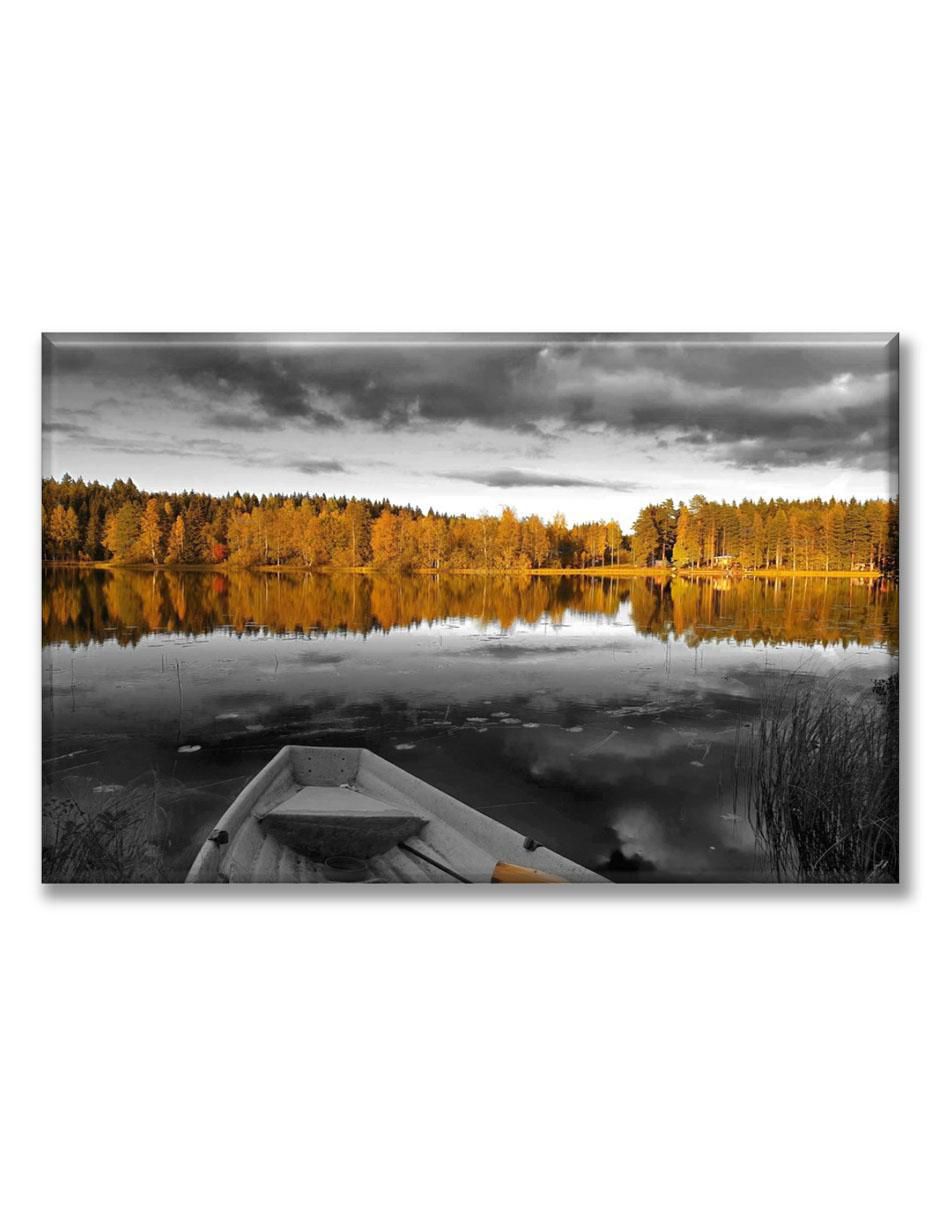 Cuadro decorativo Industria Grafica Ciento 23 Paisaje naranja
