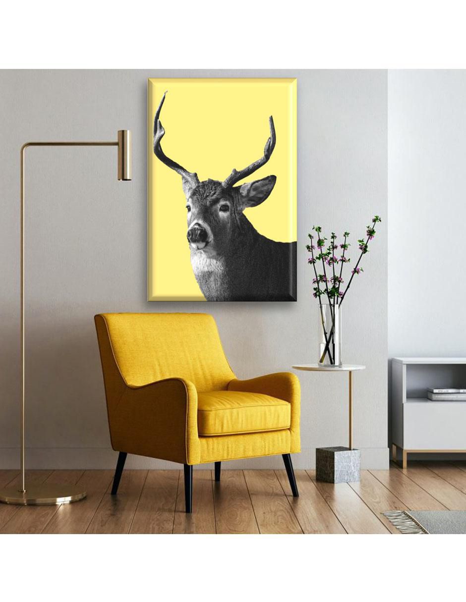 Cuadro decorativo Venado byn 5