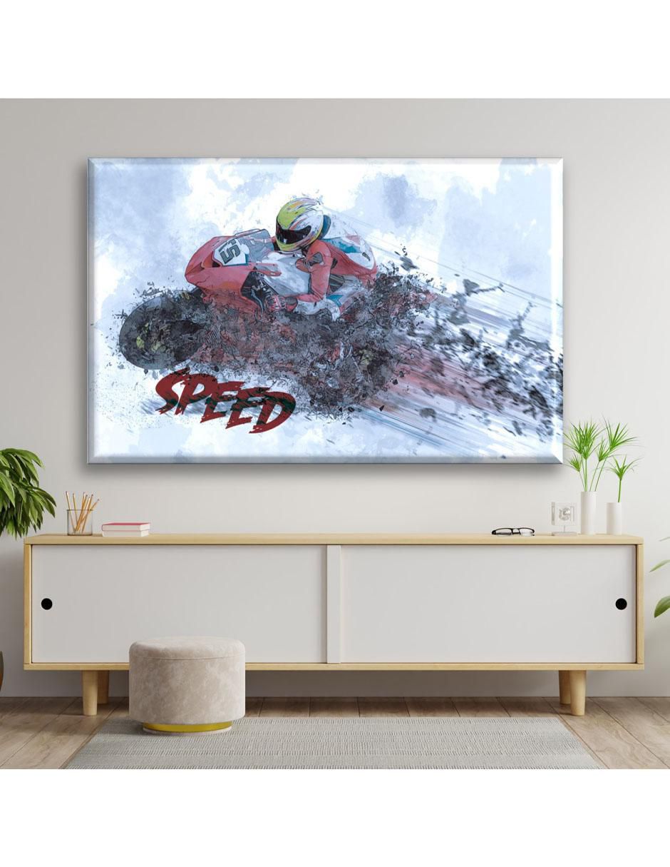 Cuadro decorativo Industria Grafica Ciento 23 Motociclista