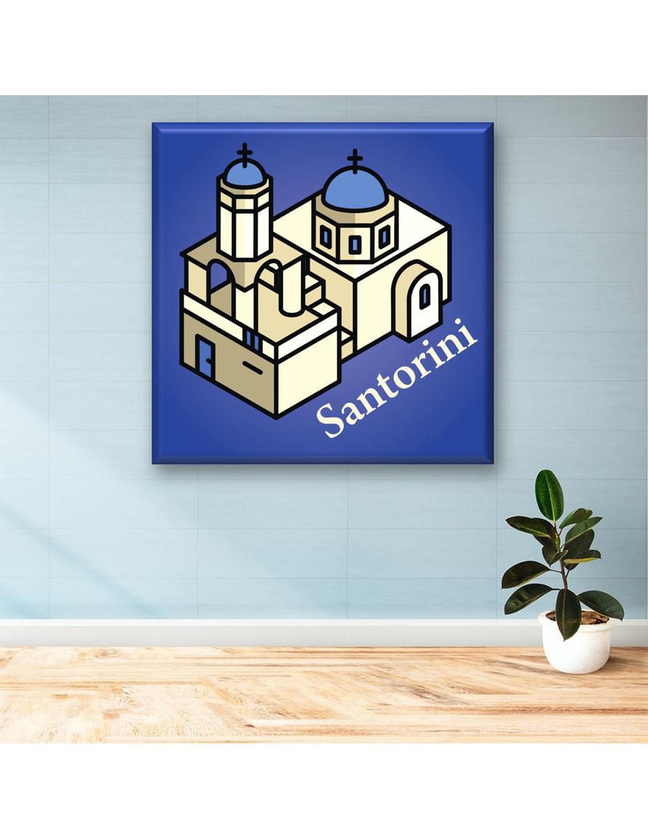 Cuadro decorativo Industria Grafica Ciento 23 Santorini
