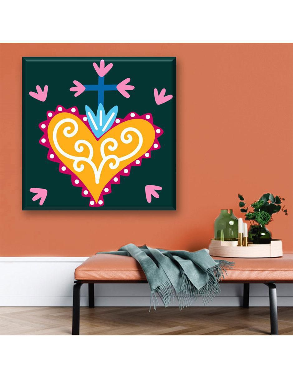 Cuadro decorativo Corazón con corona 5