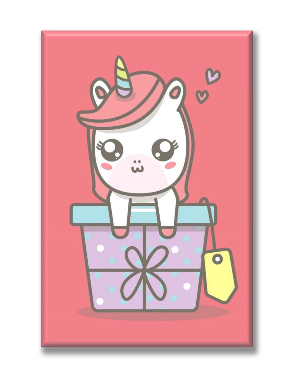 Cuadro decorativo Industria Grafica Ciento 23 Unicornio regalo
