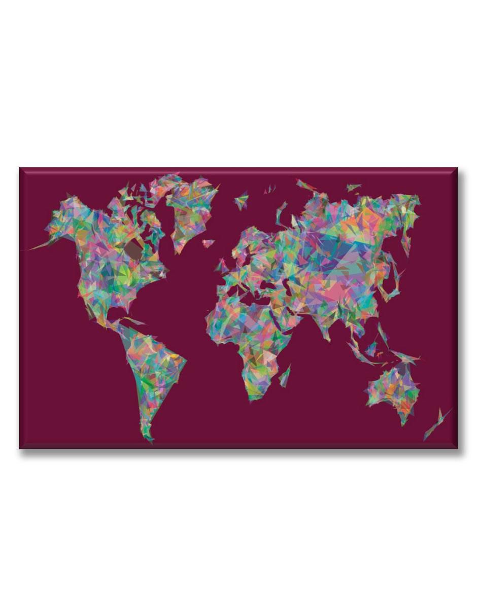 Cuadro decorativo Industria Grafica Ciento 23 Mapa de colores