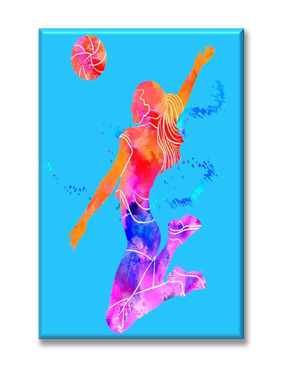 Cuadro decorativo Jugadora voleibol 1