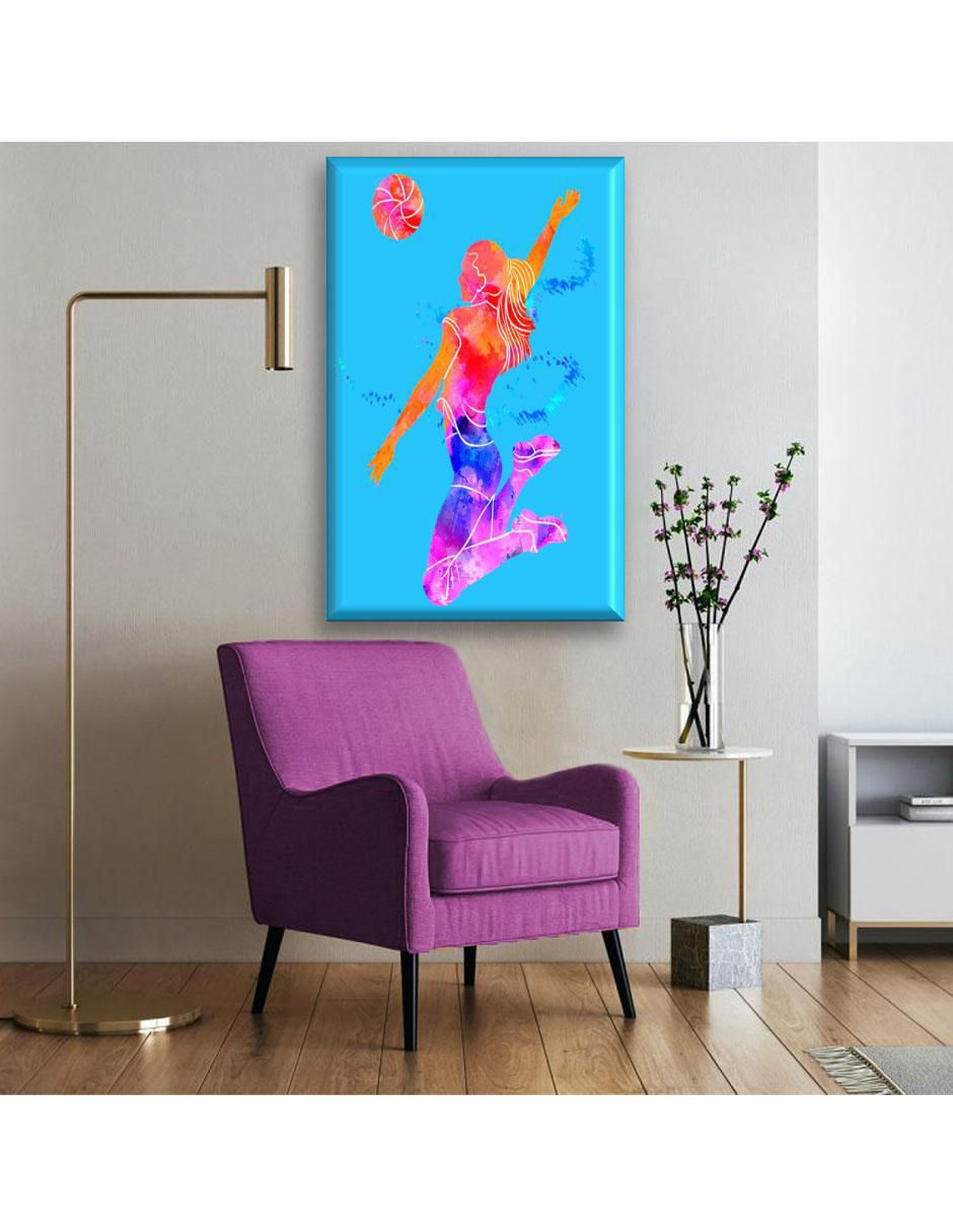 Cuadro decorativo Jugadora voleibol 5