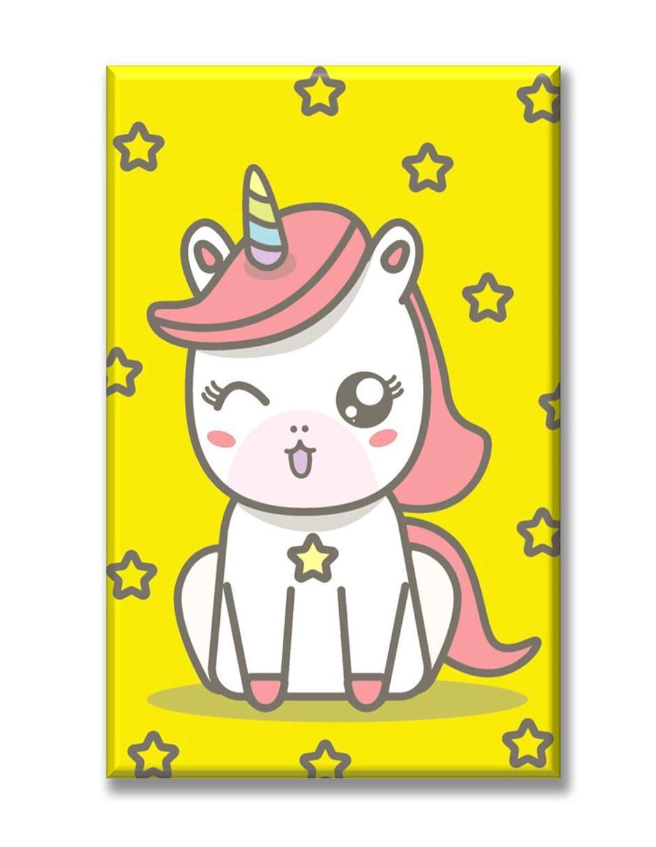 Cuadro decorativo Industria Grafica Ciento 23 Unicornio estrella