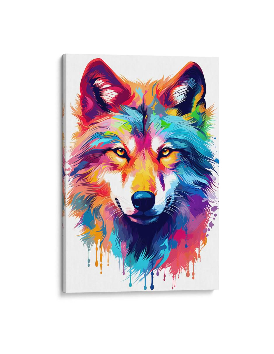 Cuadro decorativo Canvas Lab El lobo