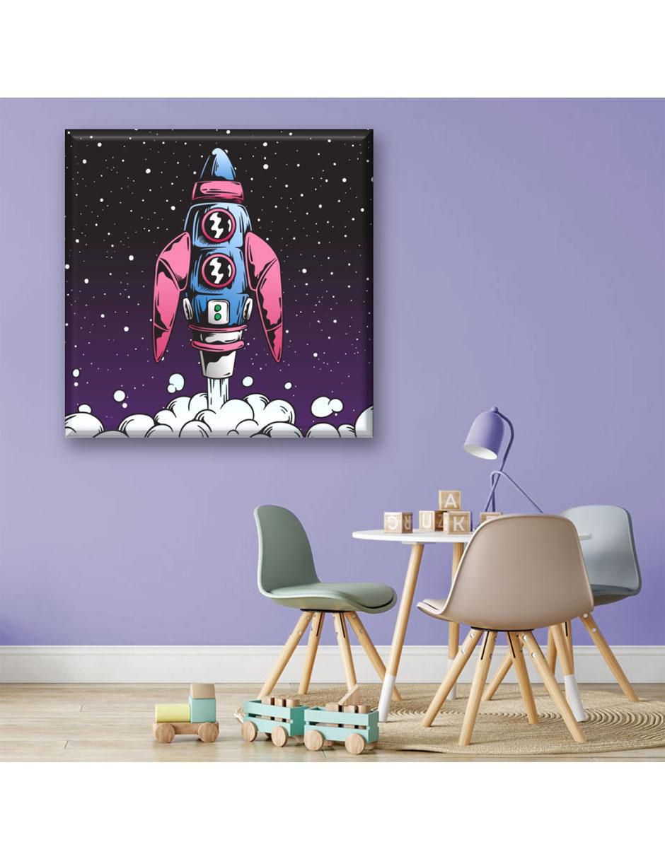Cuadro decorativo Cohete espacial 5