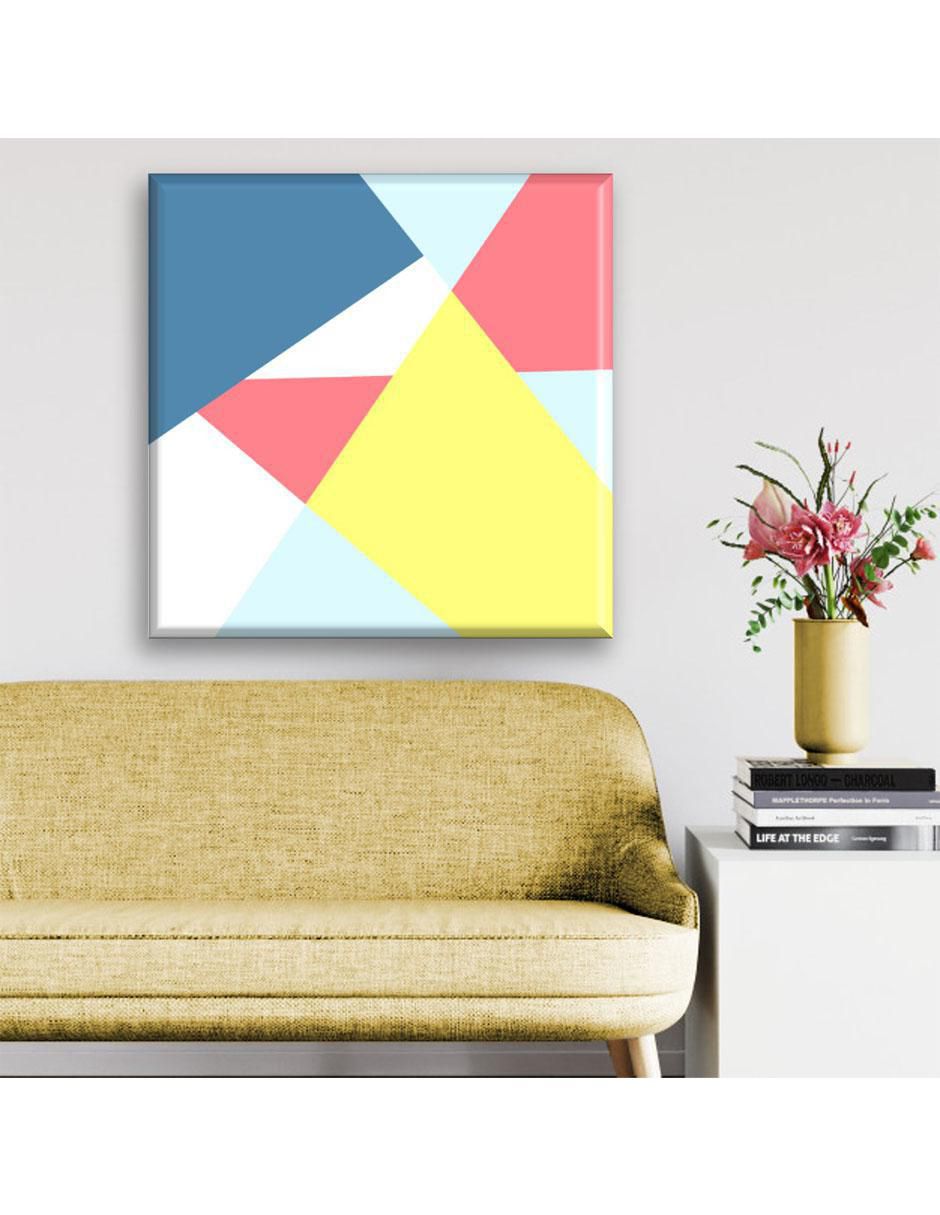 Cuadro decorativo Industria Grafica Ciento 23 Triángulos pastel