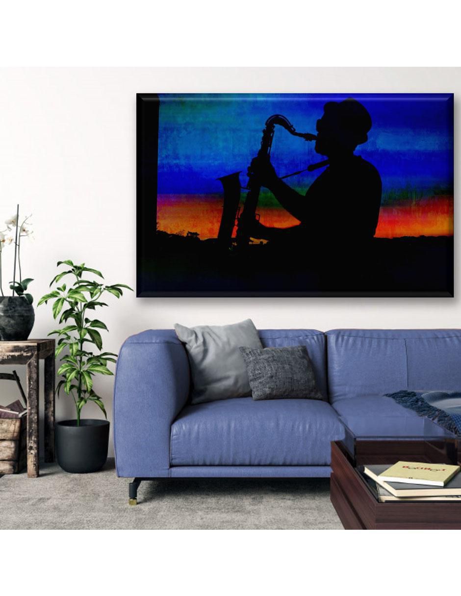 Cuadro decorativo Saxofonista 5