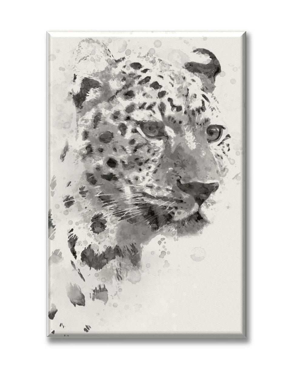 Cuadro decorativo Cheetah acuarela 1