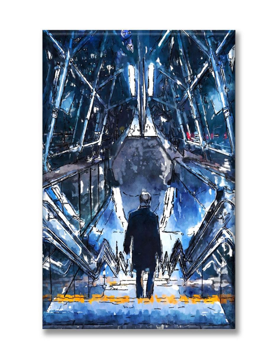 Cuadro decorativo Industria Grafica Ciento 23 Escaleras eléctricas