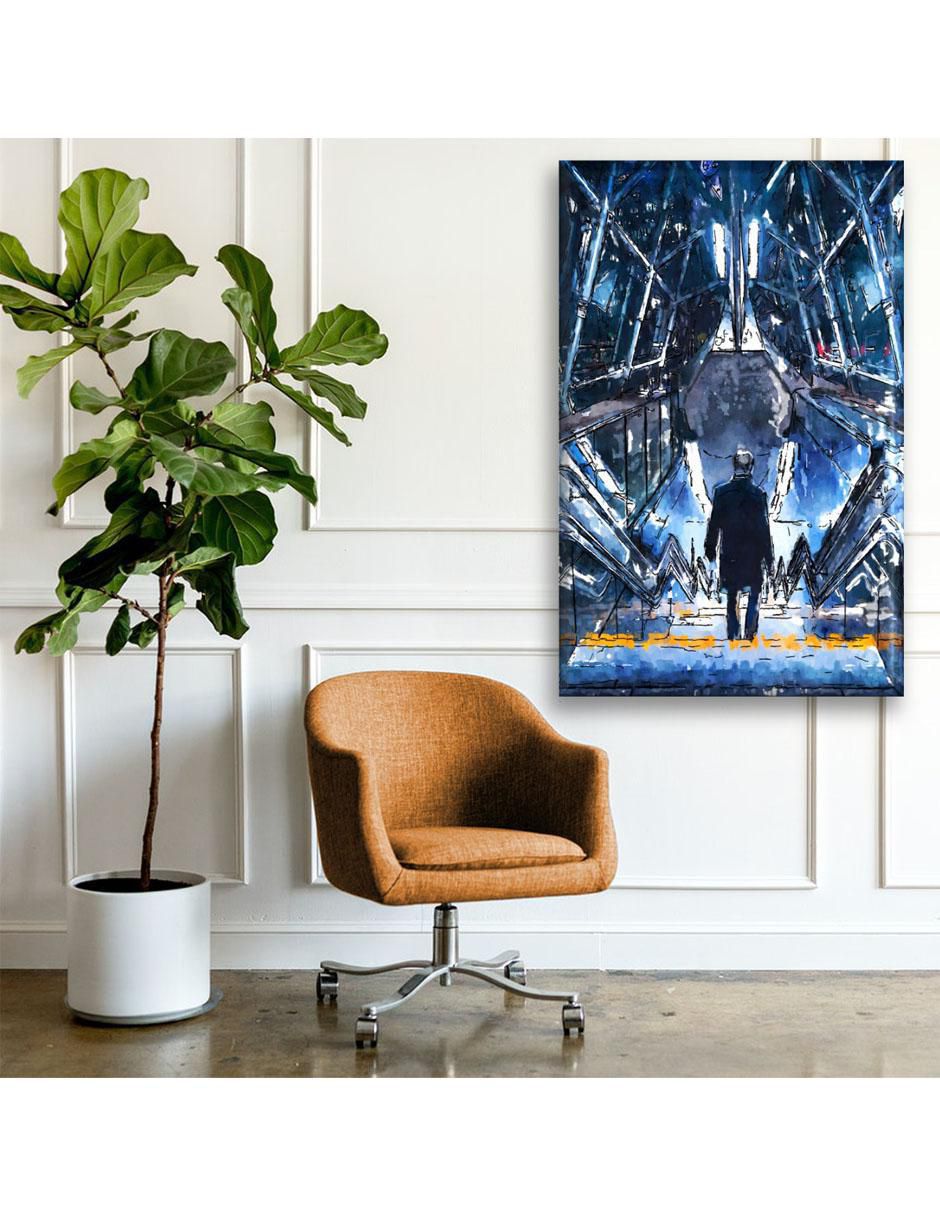 Cuadro decorativo Industria Grafica Ciento 23 Escaleras eléctricas