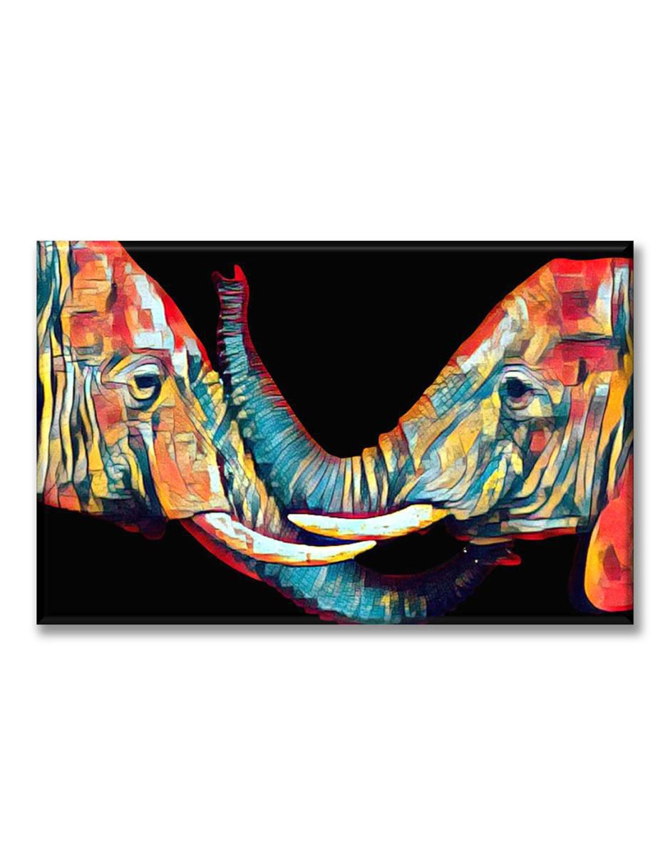 Cuadro decorativo Industria Grafica Ciento 23 Elefantes