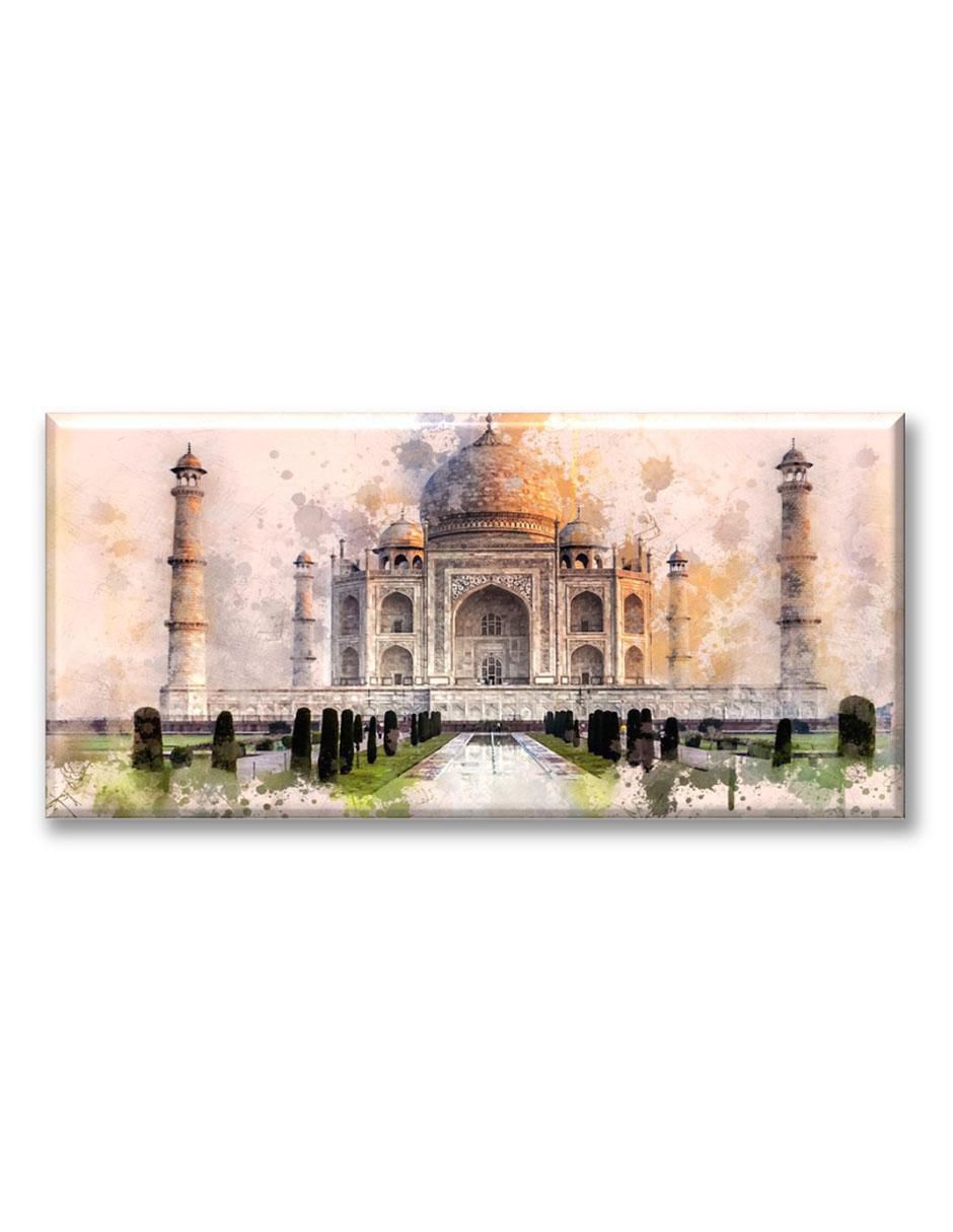 Cuadro decorativo Industria Grafica Ciento 23 Taj Mahal acuarela