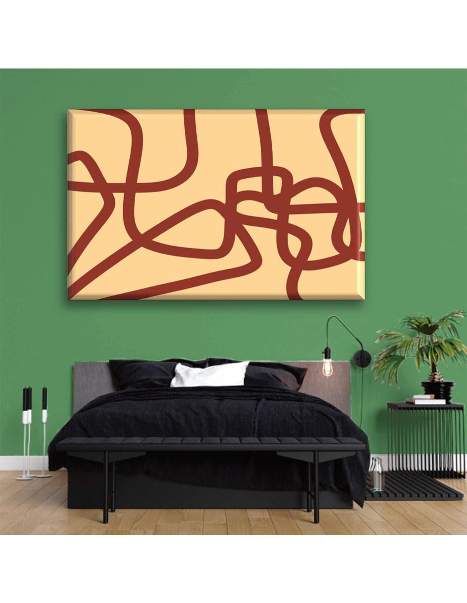 Cuadro decorativo Industria Grafica Ciento 23 Camino rojo