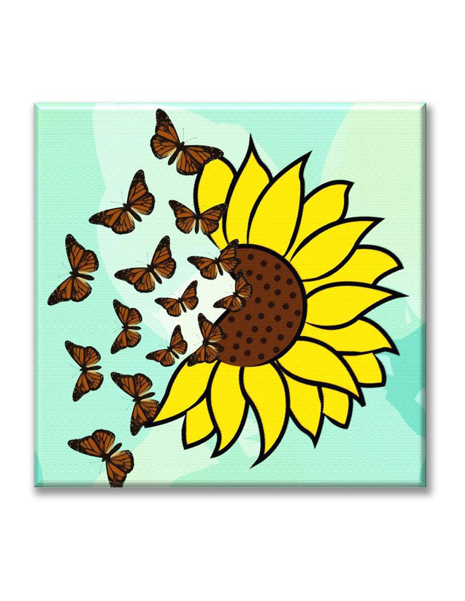 Cuadro decorativo Pétalos de girasol 1