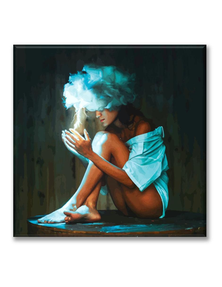 Cuadro decorativo Industria Grafica Ciento 23 Mujer nube
