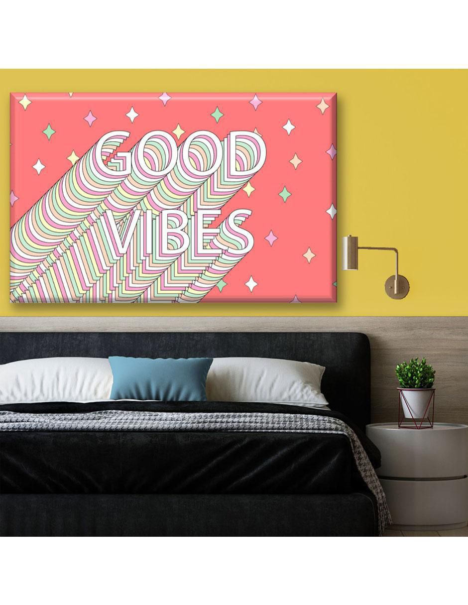 Cuadro decorativo Industria Grafica Ciento 23 Good vibes