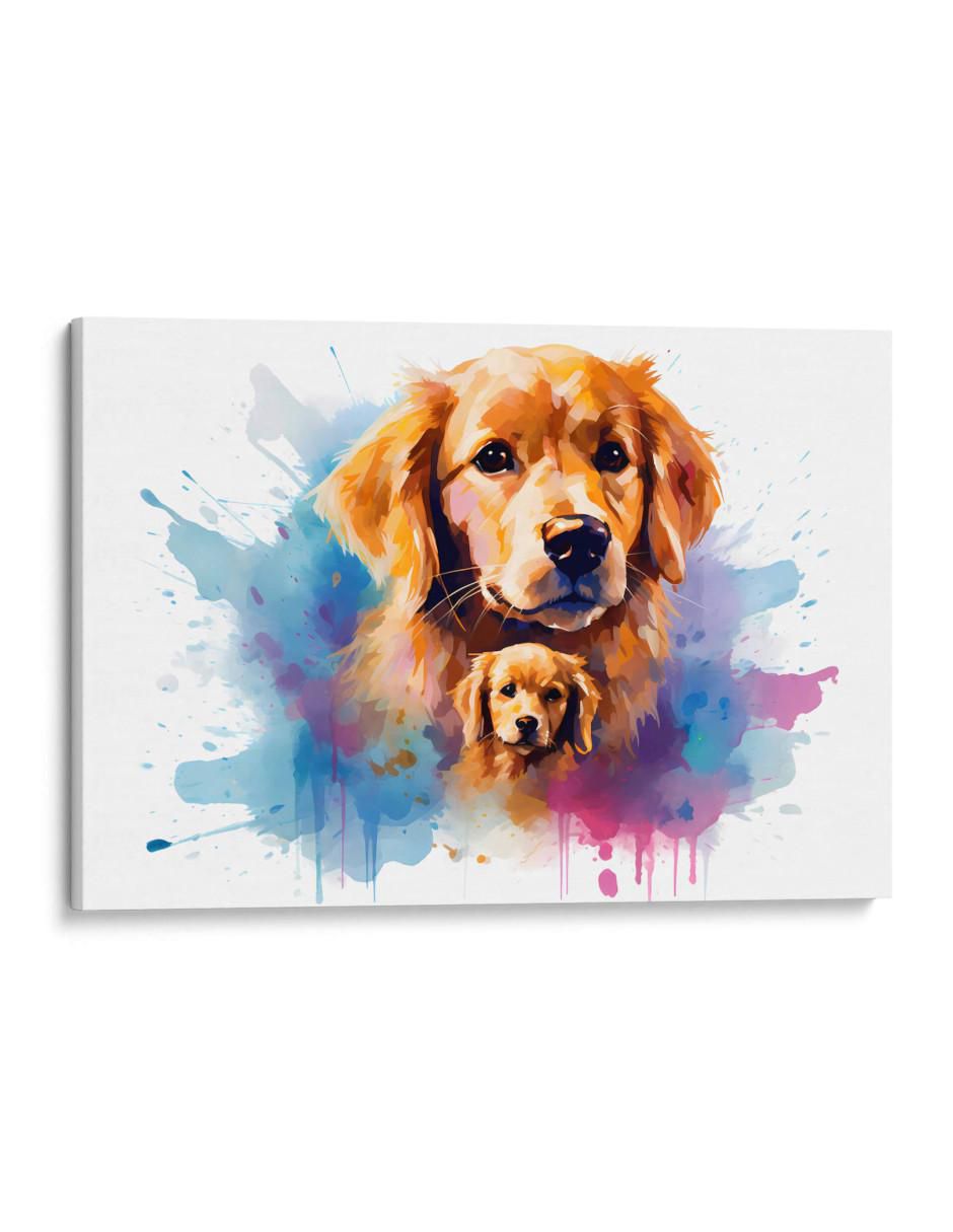 Cuadro decorativo Canvas Lab Familia canina i