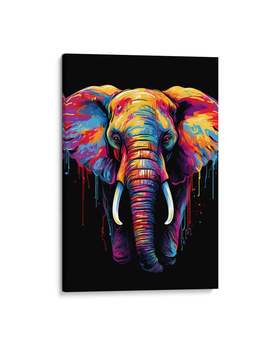Cuadro decorativo Canvas Lab Elefante