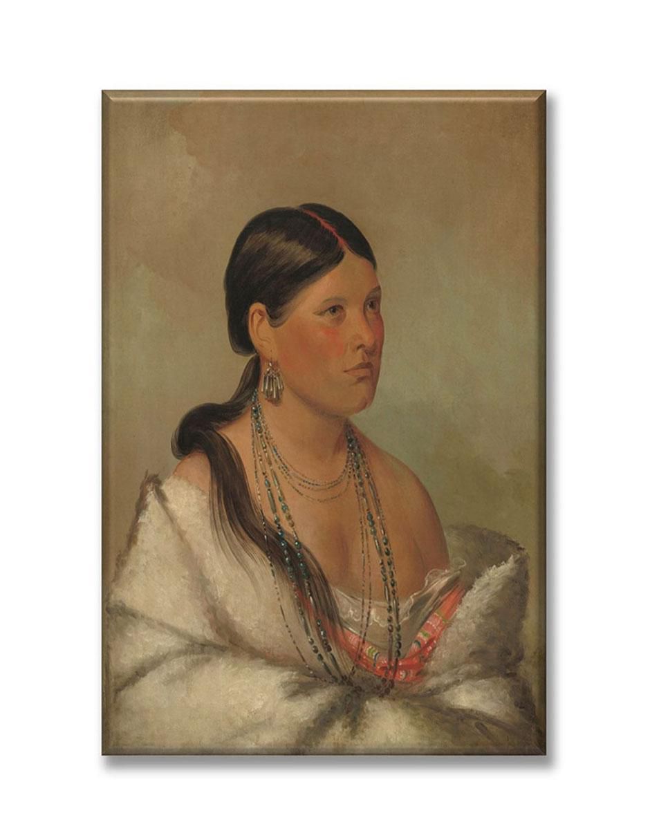 Cuadro decorativo Industria Grafica Ciento 23 Él águila femenina by George Catlin