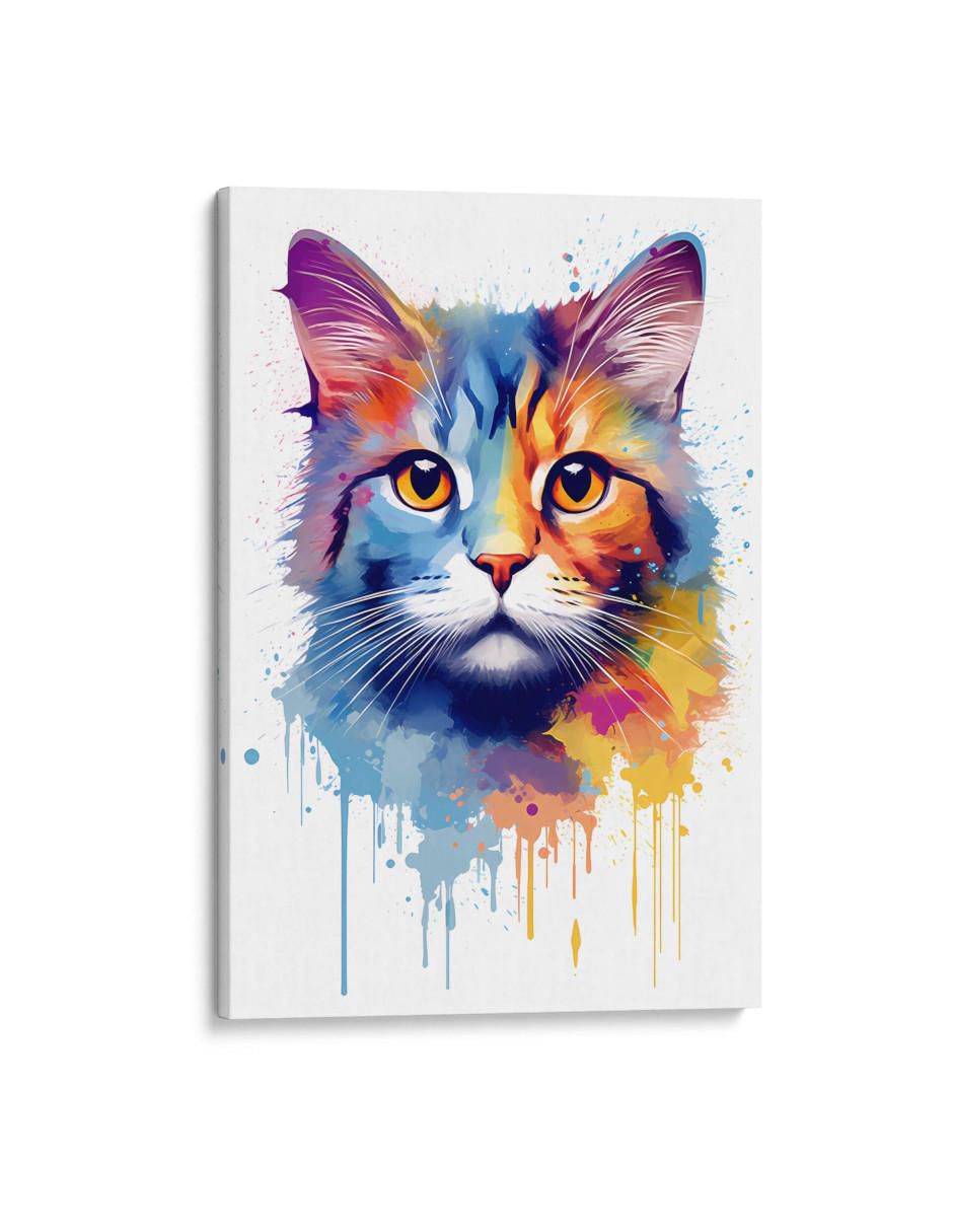 Cuadro decorativo Canvas Lab El gato
