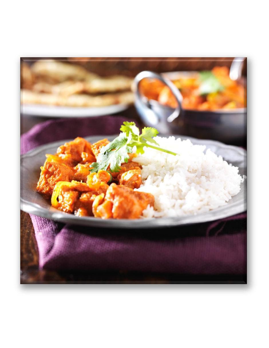 Cuadro decorativo Pollo con curry 1