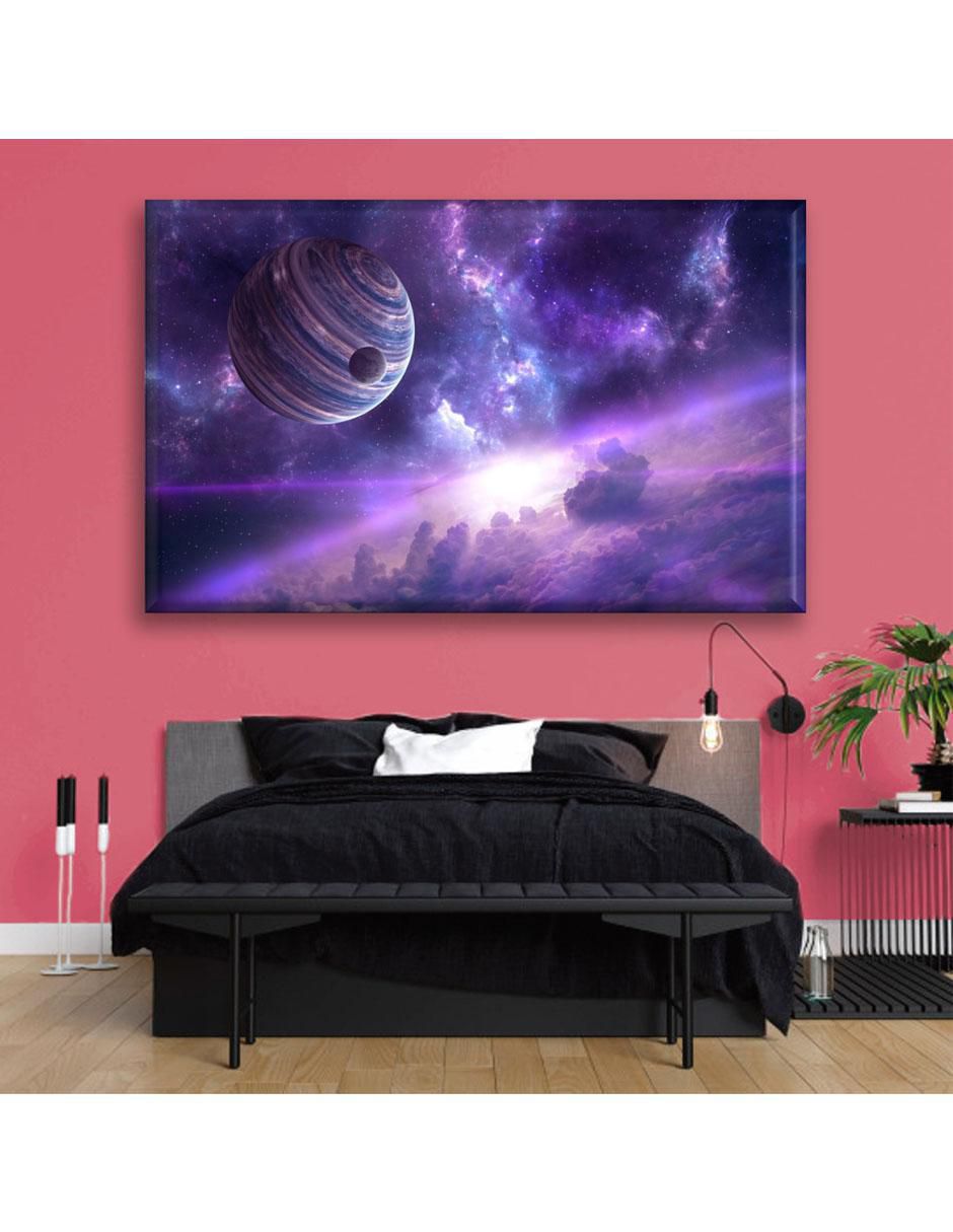 Cuadro decorativo Nebula morada 5