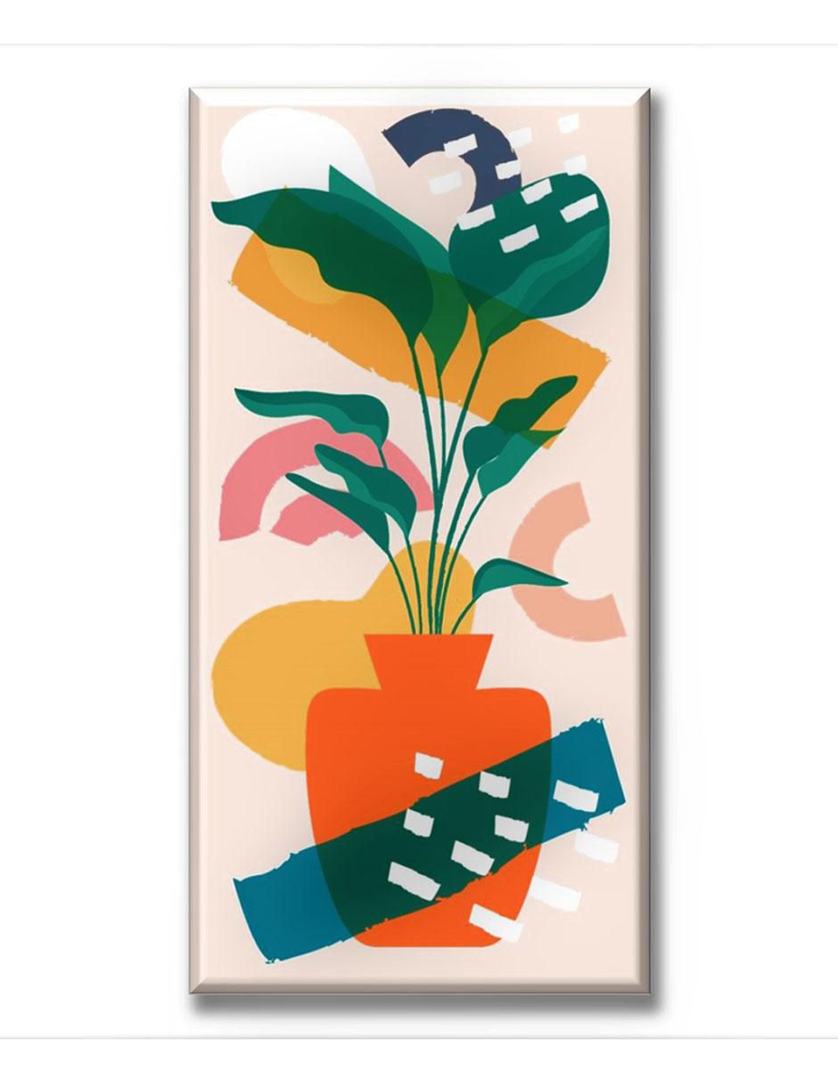 Cuadro decorativo Industria Grafica Ciento 23 Maceta larga
