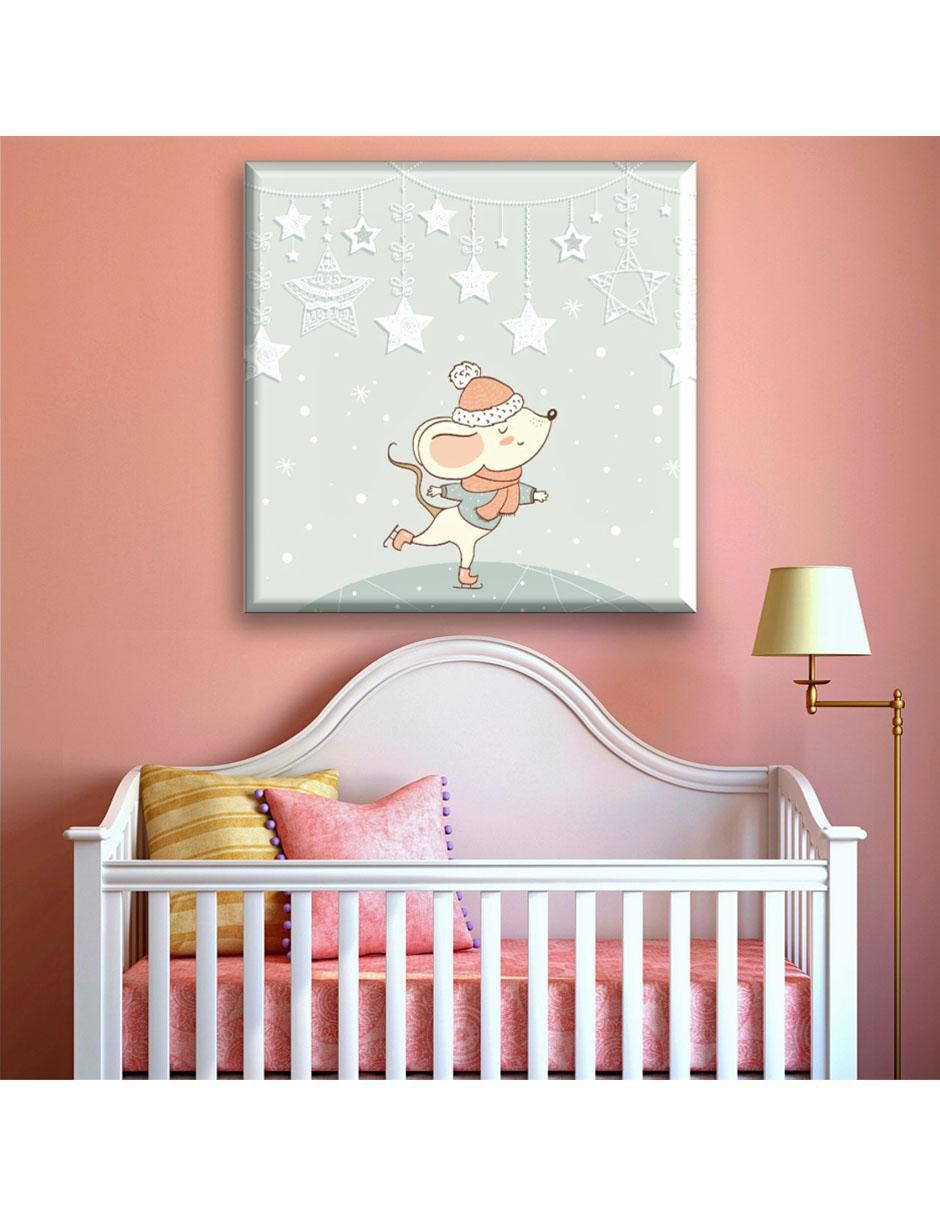 Cuadro decorativo Industria Grafica Ciento 23 Ratón invierno