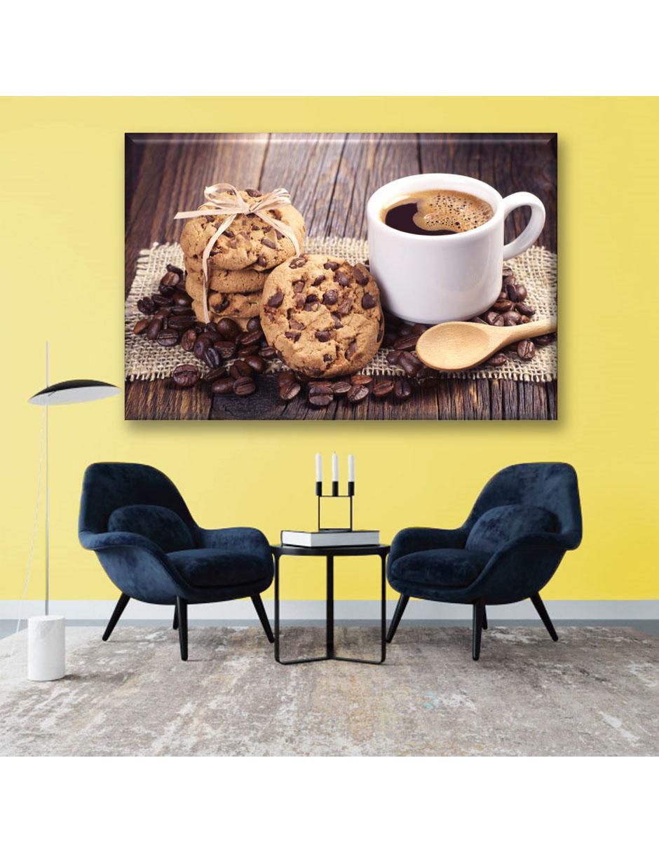 Cuadro decorativo Industria Grafica Ciento 23 Galletas de chispas y café