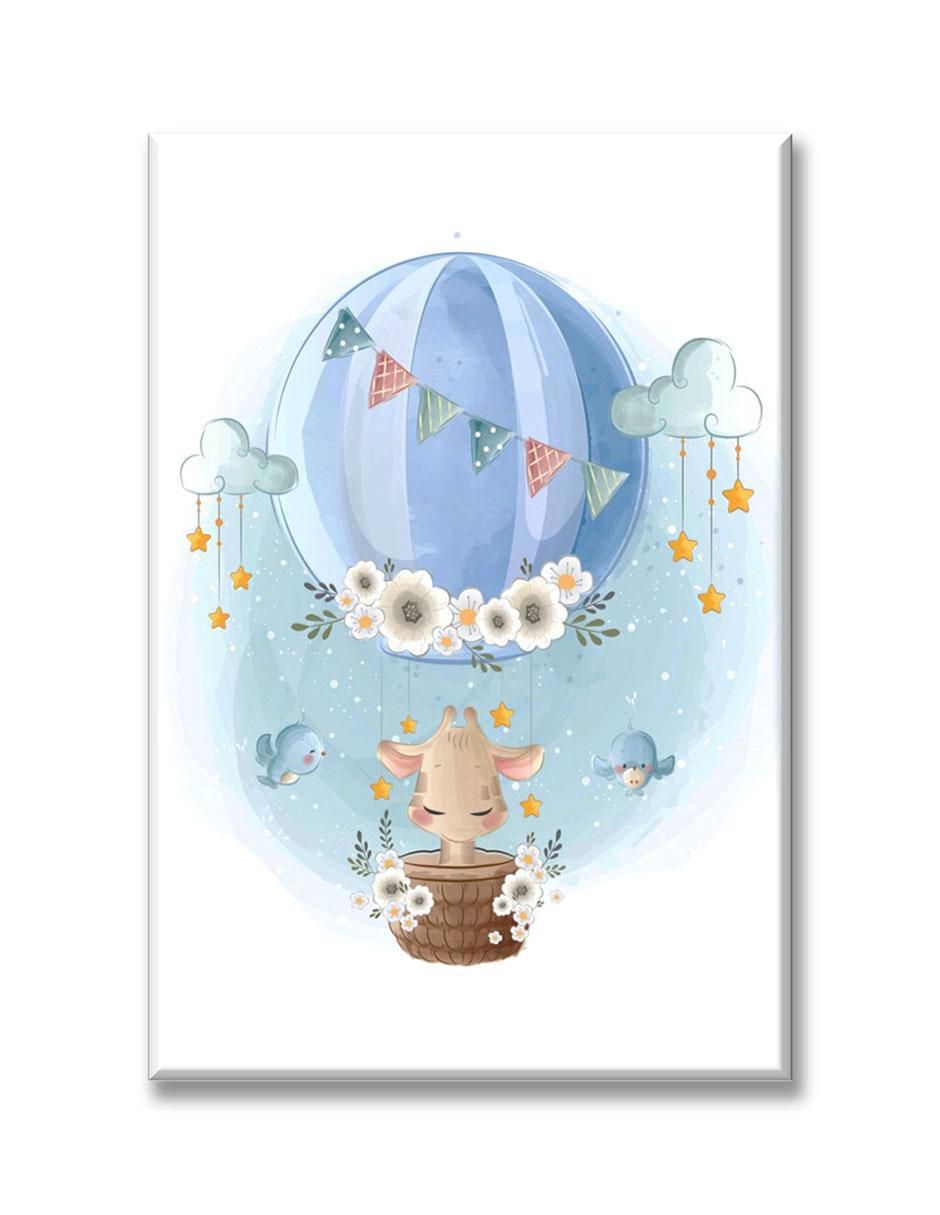 Cuadro decorativo Industria Grafica Ciento 23 Jirafa en globo