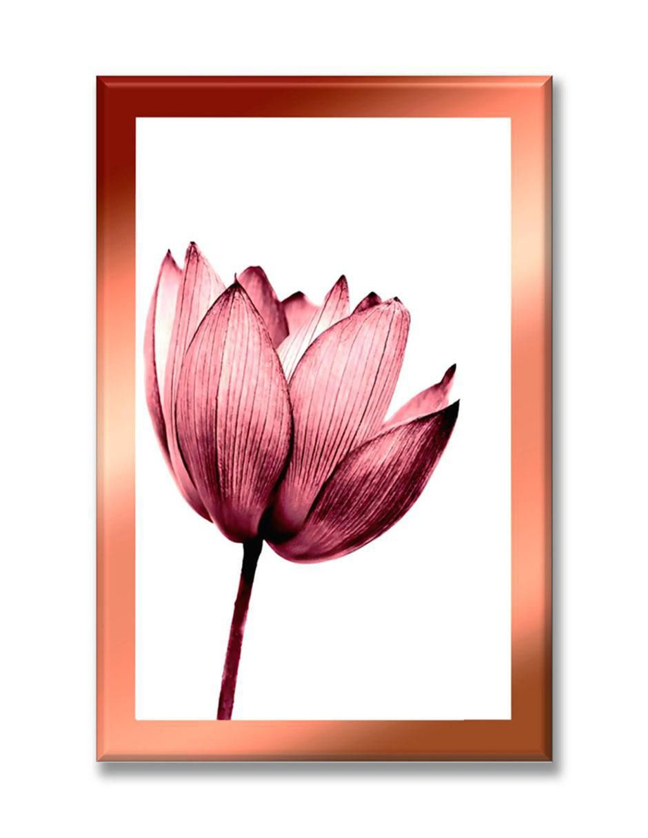 Cuadro decorativo Magnolia cobrizo 1