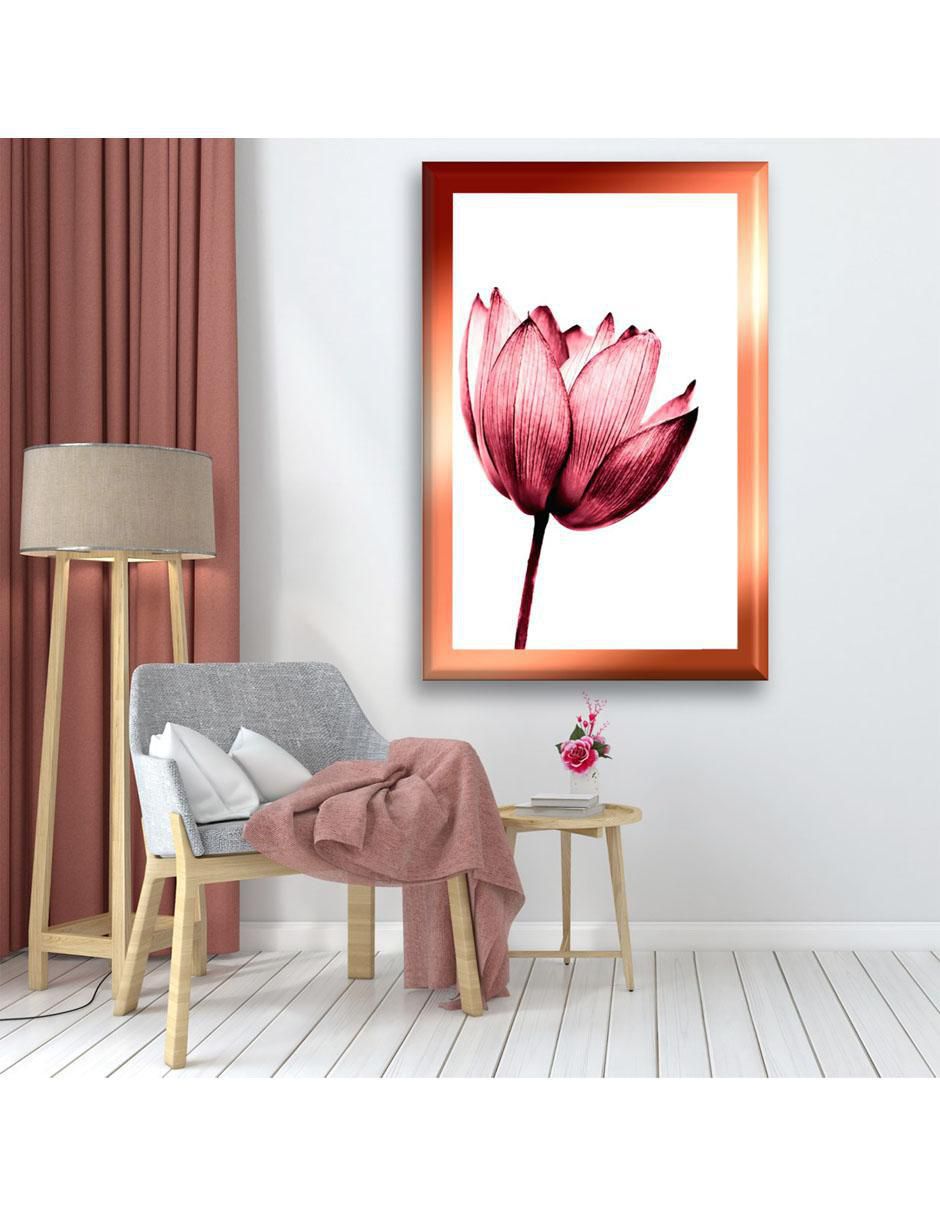 Cuadro decorativo Magnolia cobrizo 5