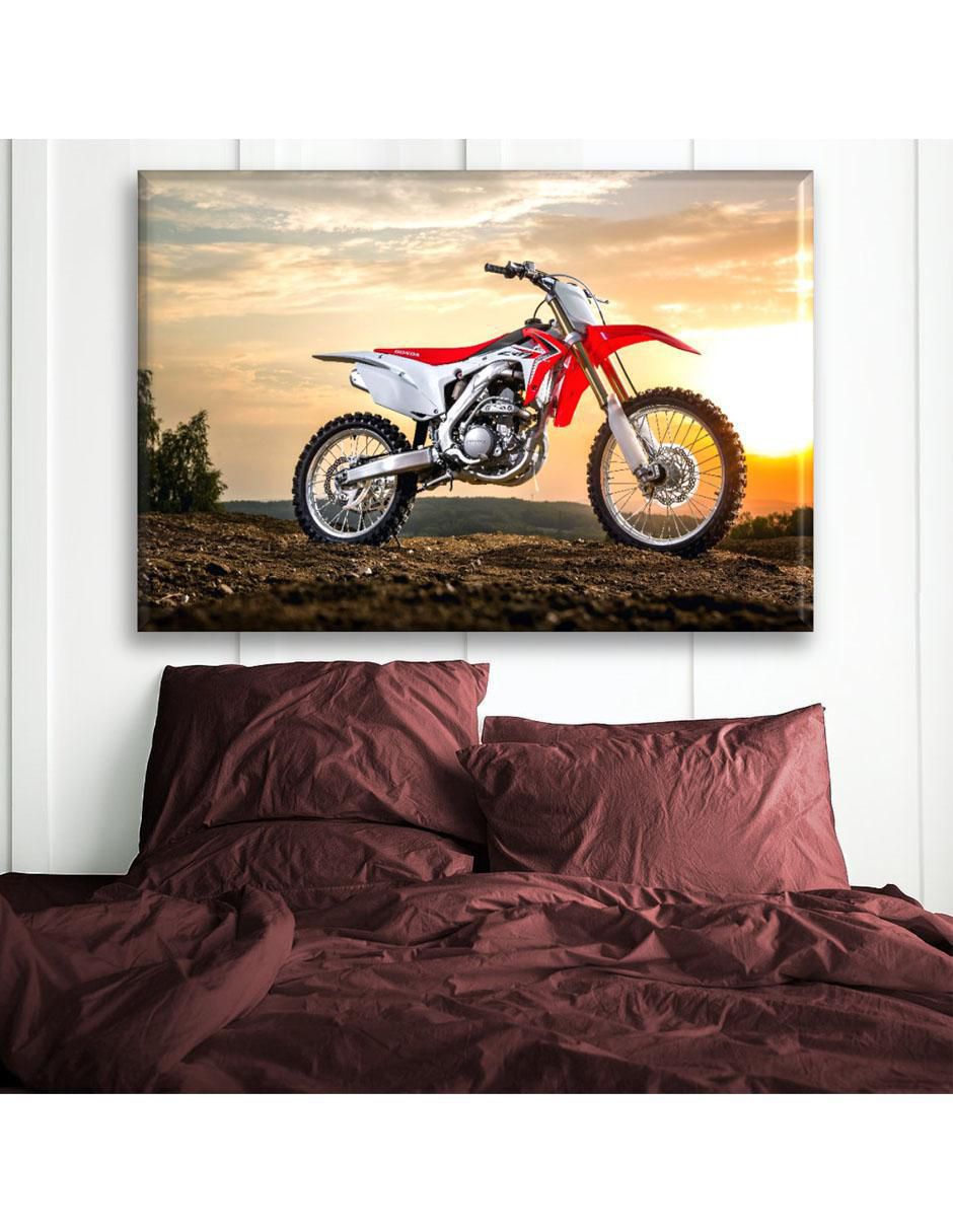 Cuadro decorativo Motocicleta roja 5