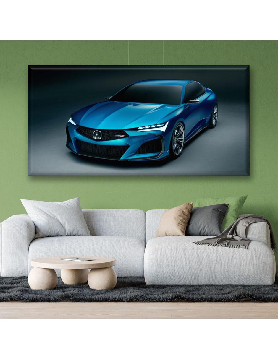 Cuadro decorativo Industria Grafica Ciento 23 Deportivo azul