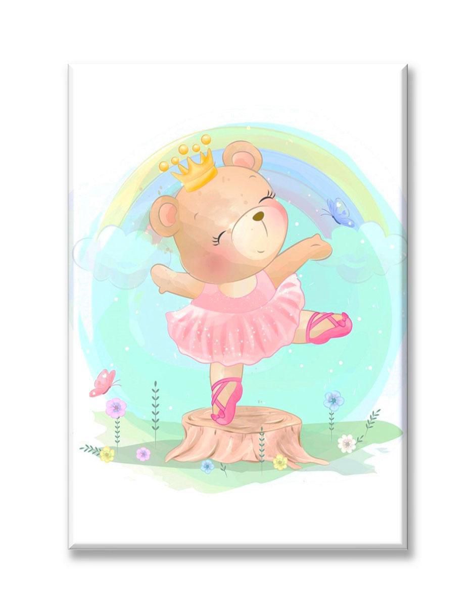 Cuadro decorativo Osita ballet 1