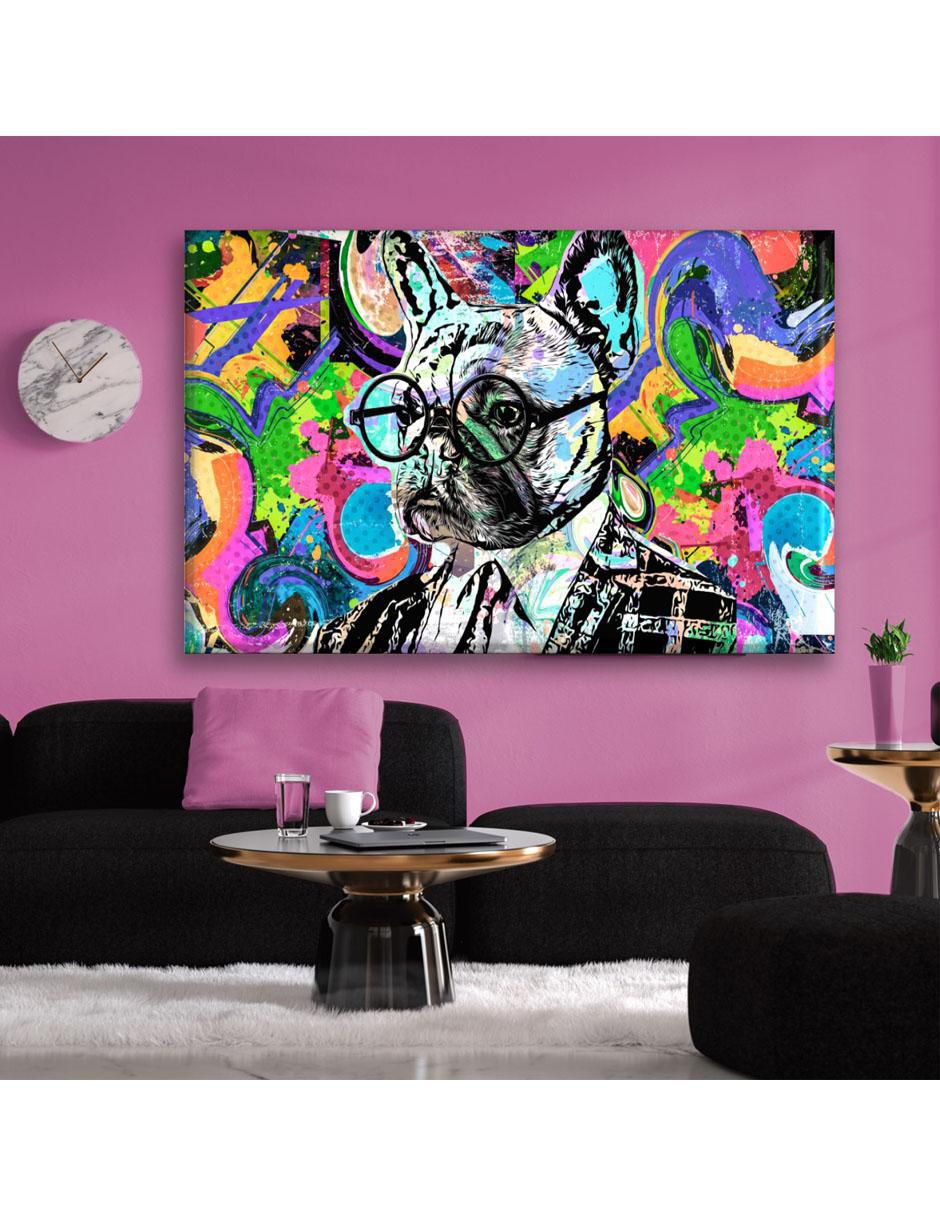 Cuadro decorativo Perro hipster 5