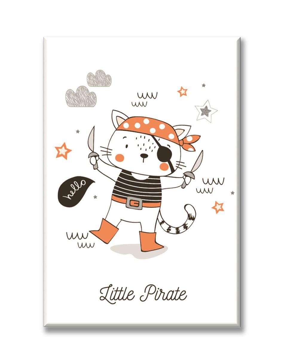 Cuadro decorativo Gato pirata 1