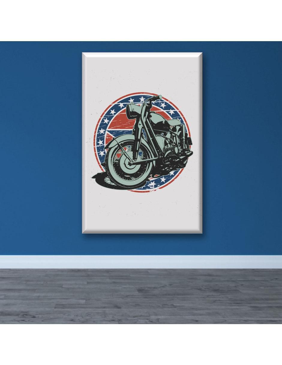 Cuadro decorativo Moto ilustración 2