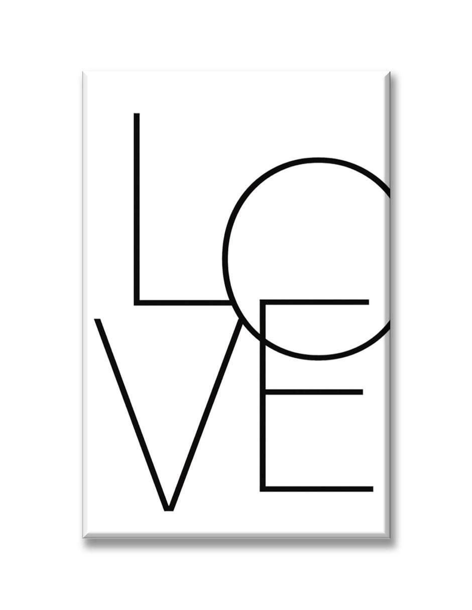 Cuadro decorativo Industria Grafica Ciento 23 Frase love