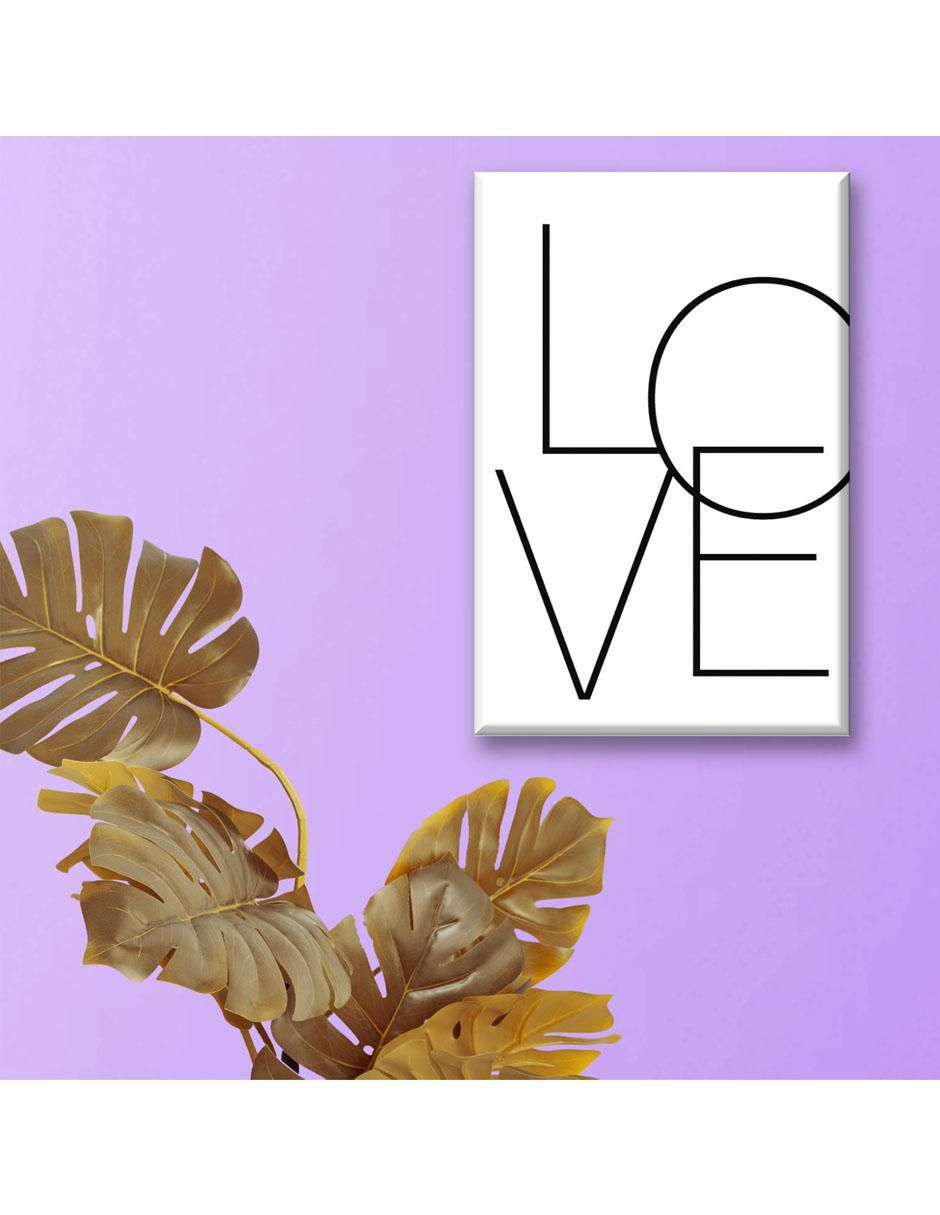 Cuadro decorativo Industria Grafica Ciento 23 Frase love